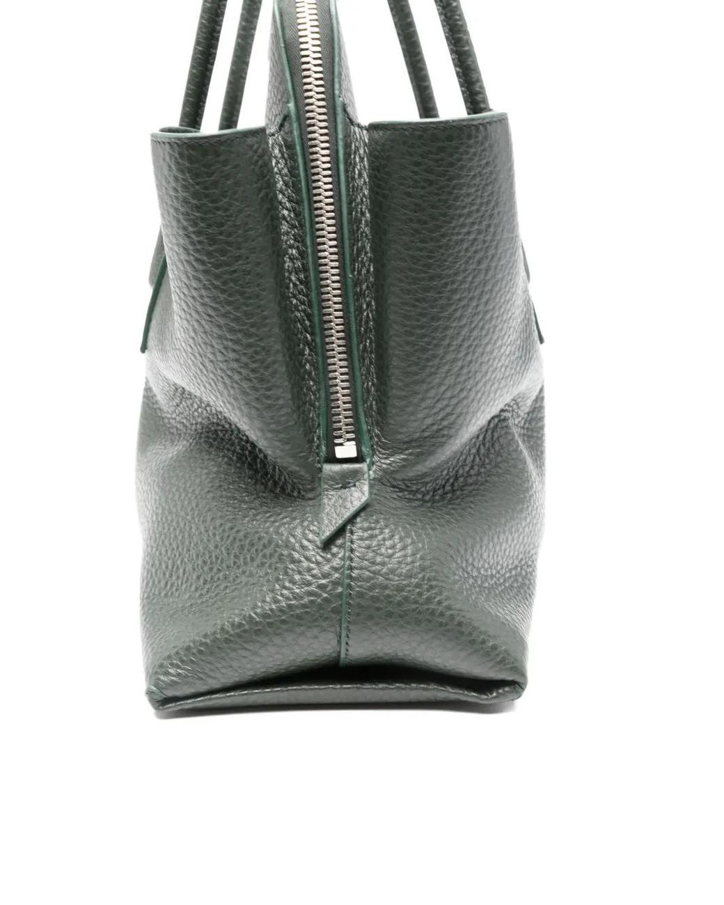 The Attico Black La Passeggiata Medium Tote Bag