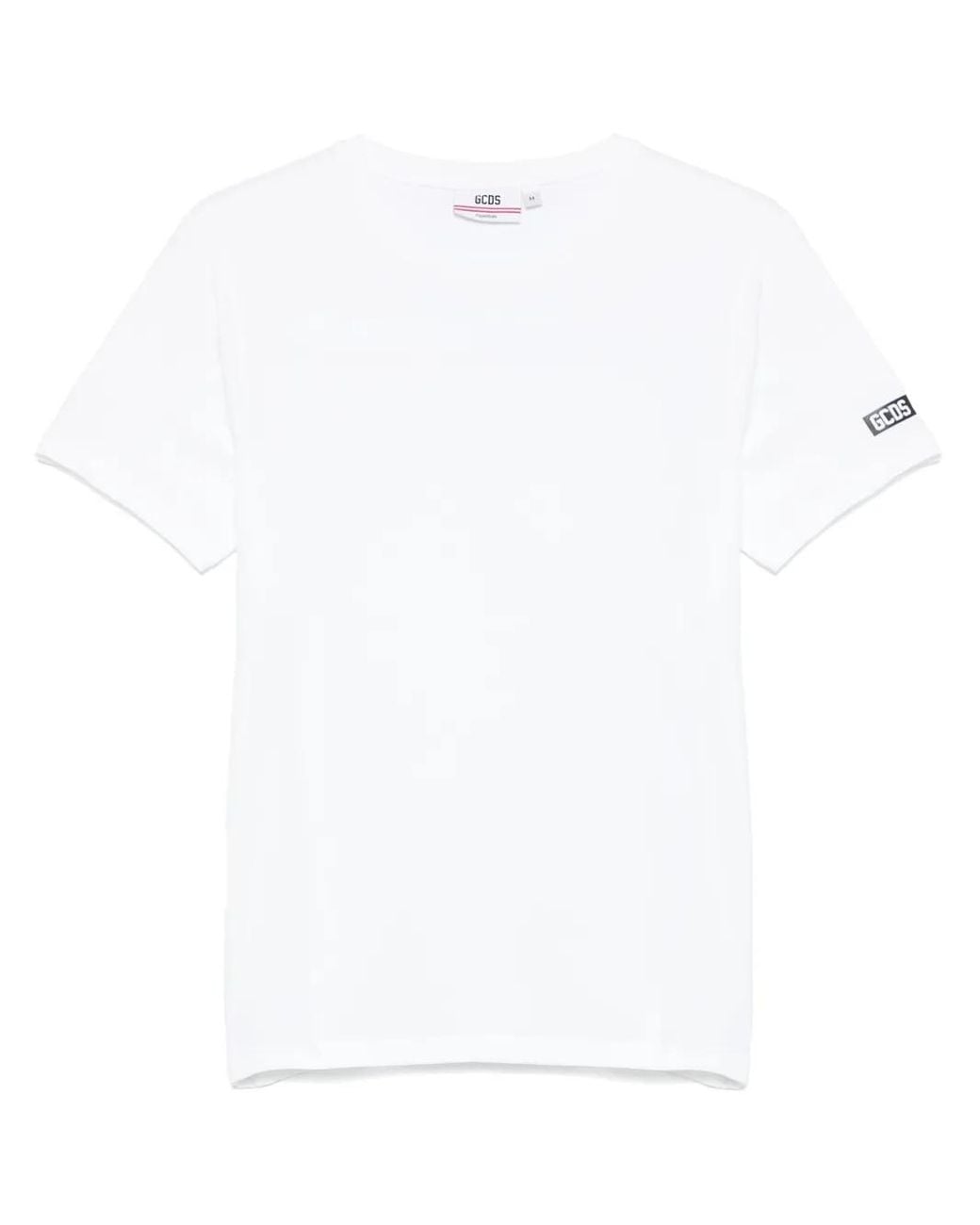 Gcds White Jersey T-Shirt for men