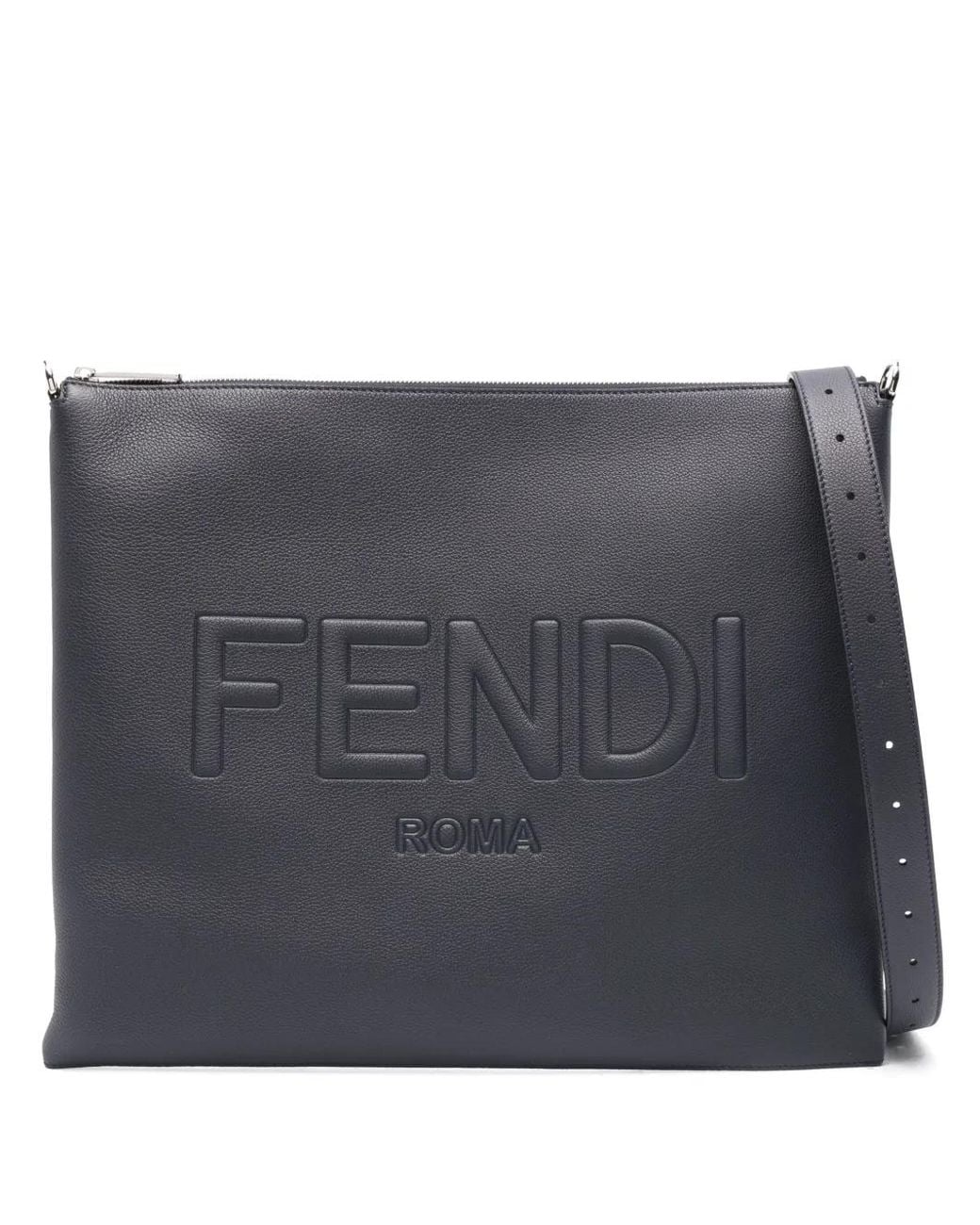 Borsa A Spalla After di Fendi in Gray da Uomo