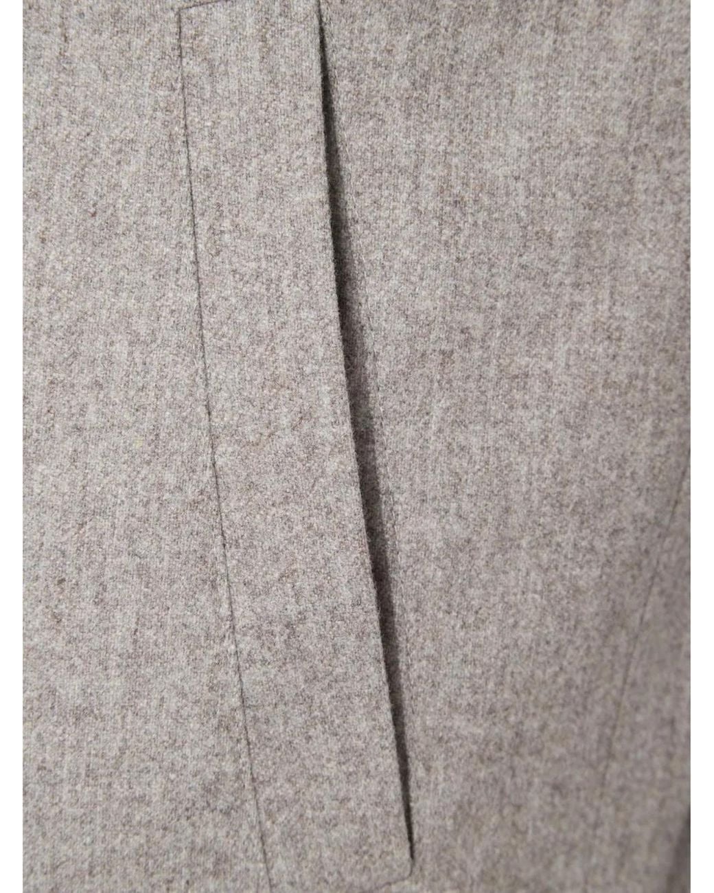 Tombolini Gray Button-Down Jacket for men