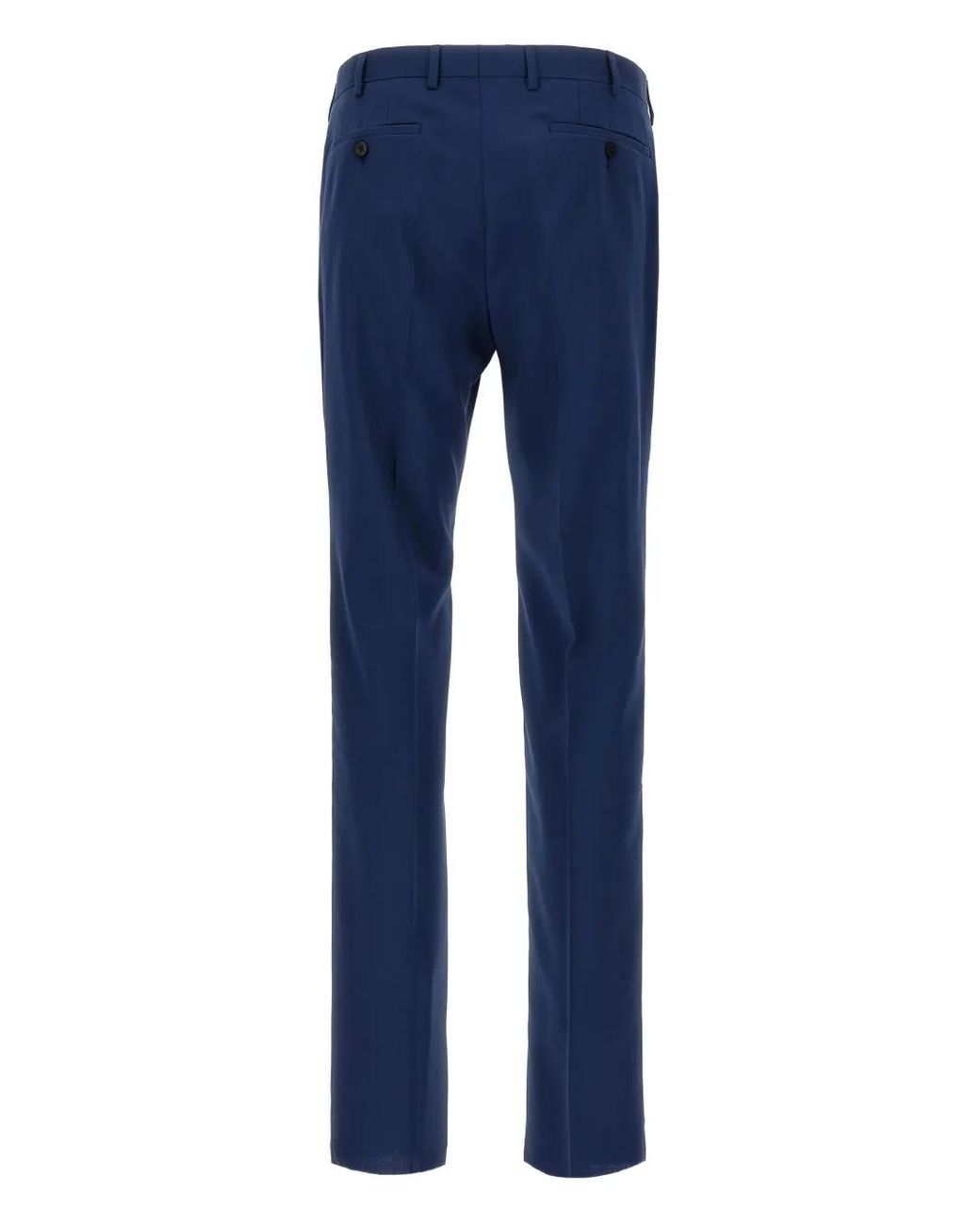 Pal Zileri Blue Metal-Logo Brooch Suit for men