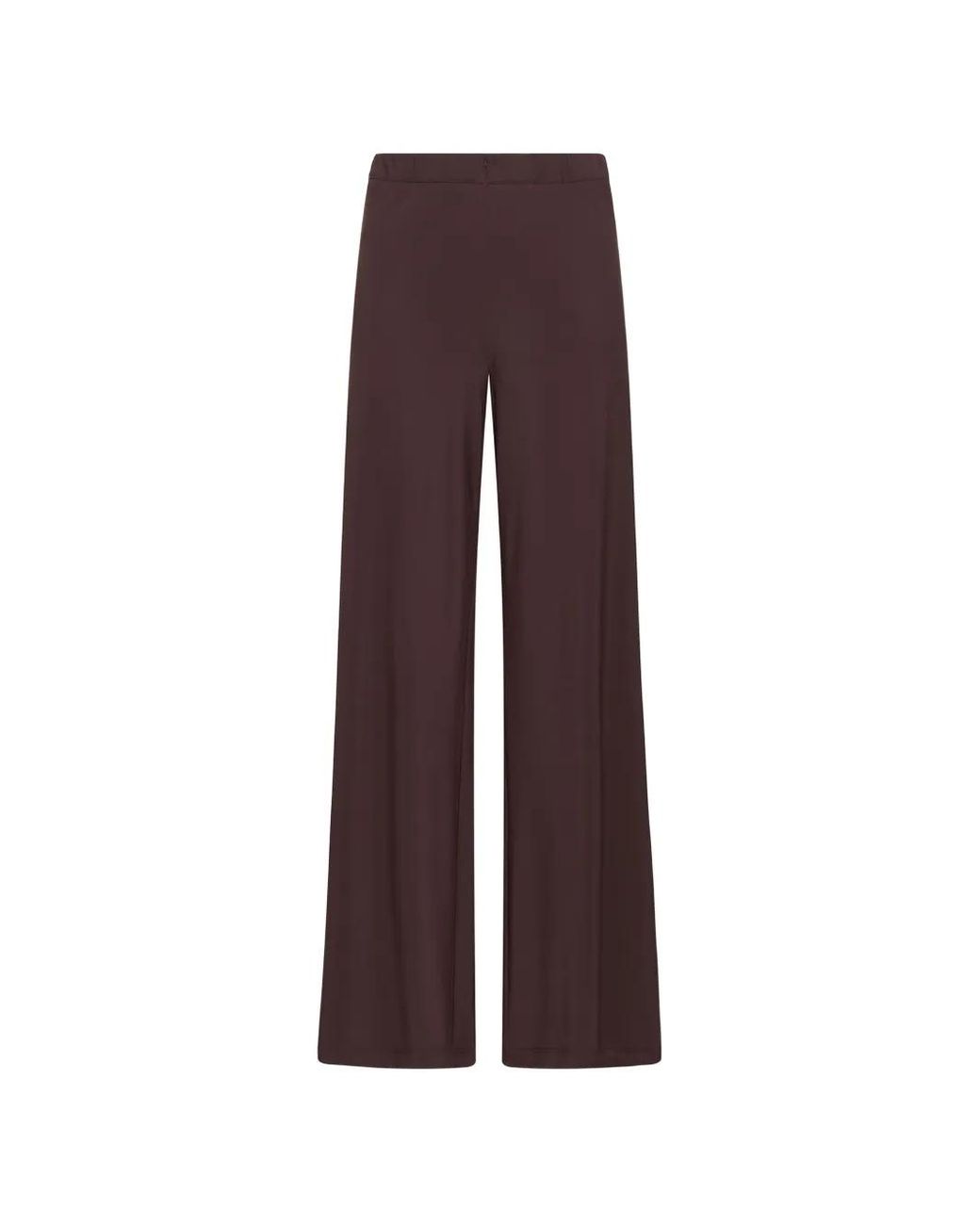 Maliparmi Purple Elastic-Waistband Trousers