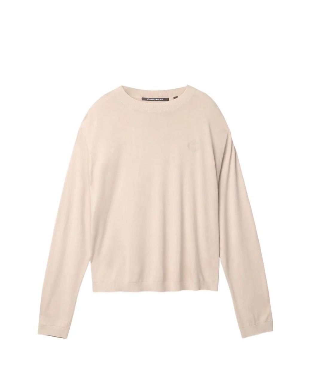 CAMPERLAB Natural Crew-Neck Top