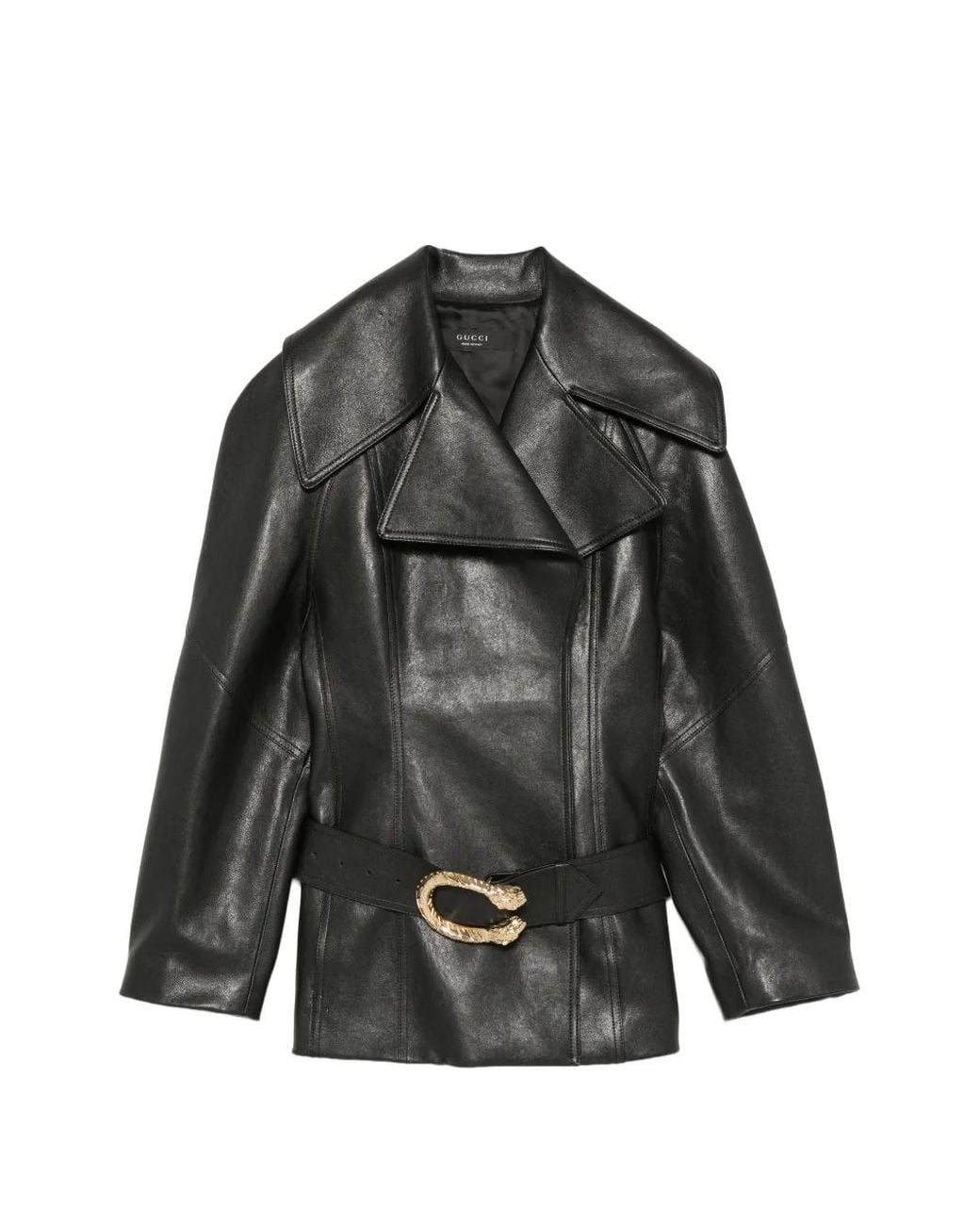 Gucci Black Dionysus Belted Jacket