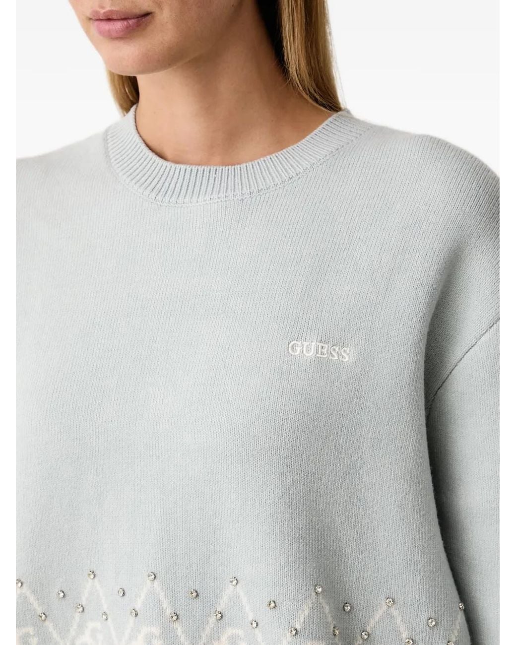 Guess Gray Pullover Mit 4G-Logo