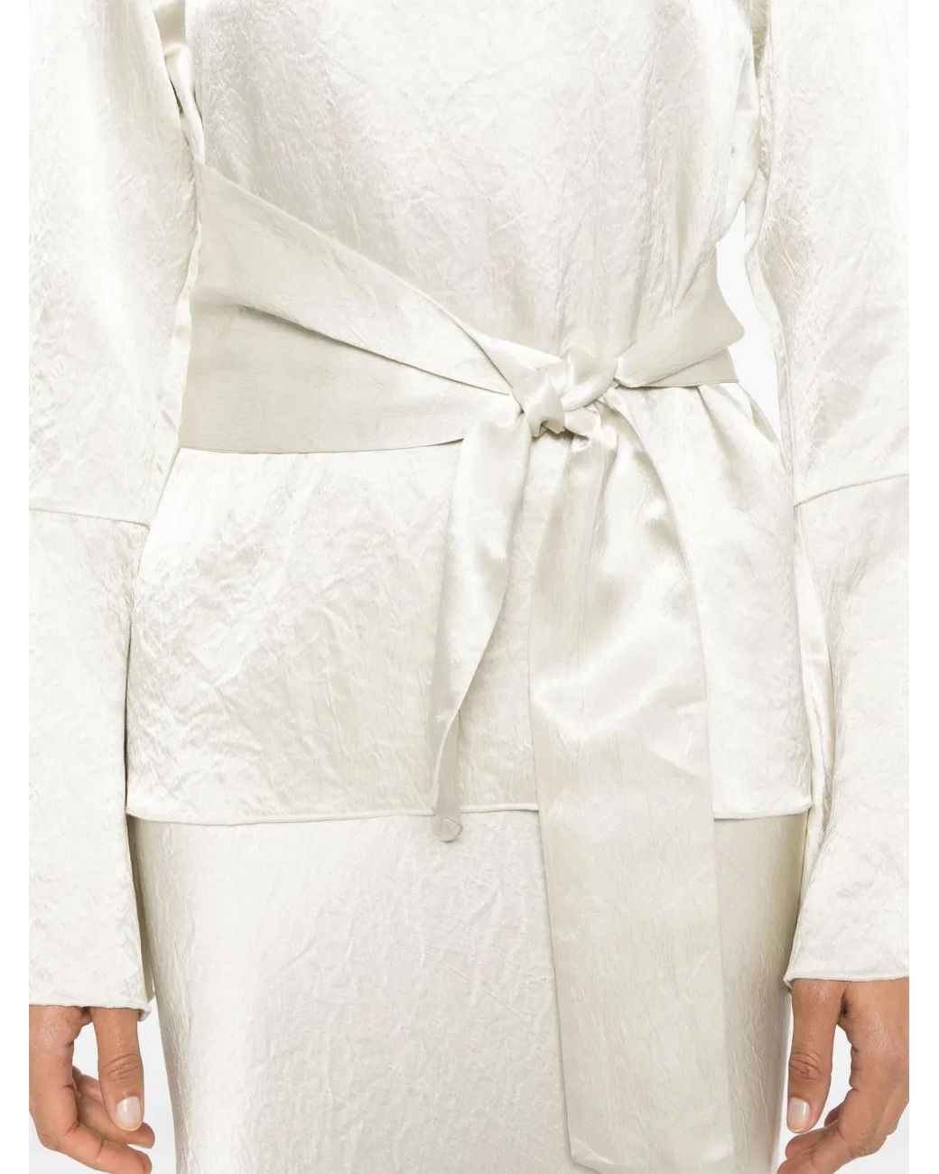 Nanushka Ilone Blouse in het White