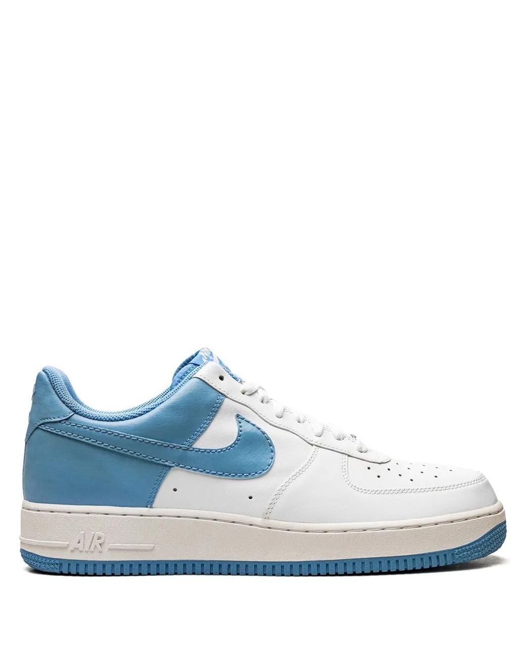 Nike Blue Air Force 1 Low '07 "University Croc" Sneakers