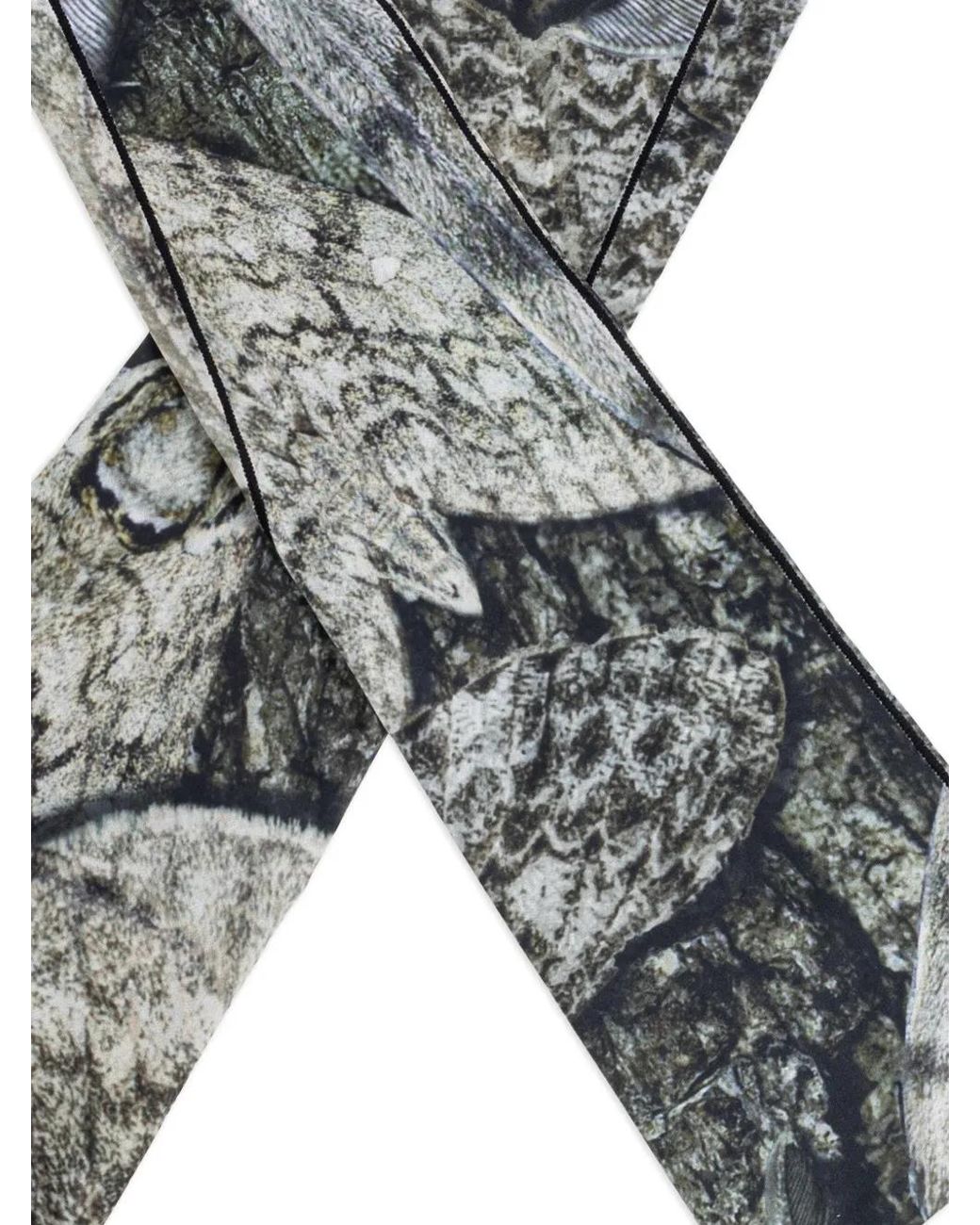 Roa Gray Patterned Gloves