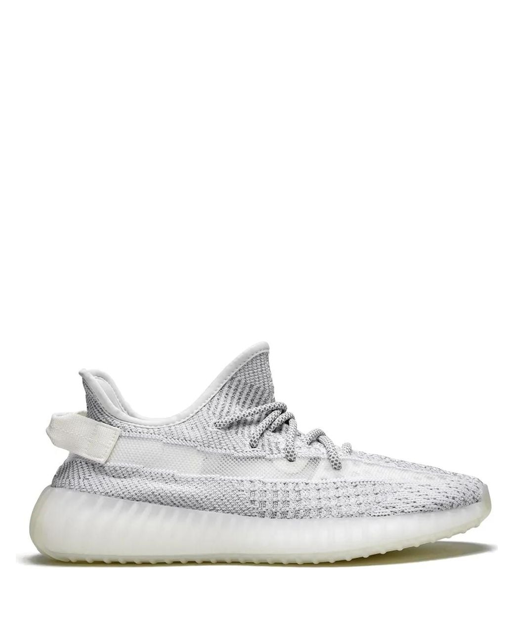 Yeezy White Yeezy Boost 350 V2 Reflective "Static" Sneakers
