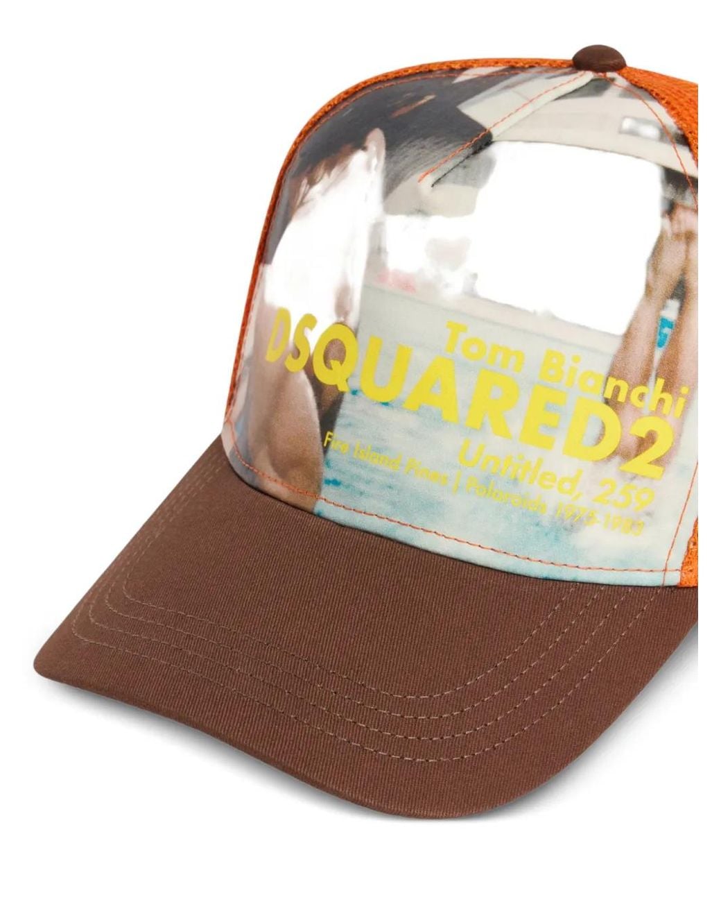 DSquared² Orange X Tom Bianchi Baseball Cap for men
