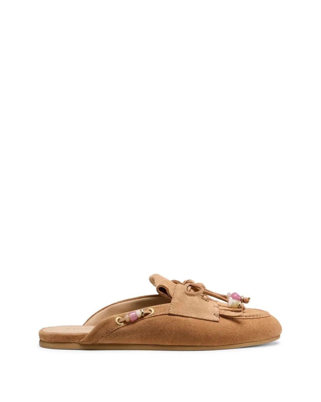 Stuart Weitzman Brown Mules Majorca Tinsley