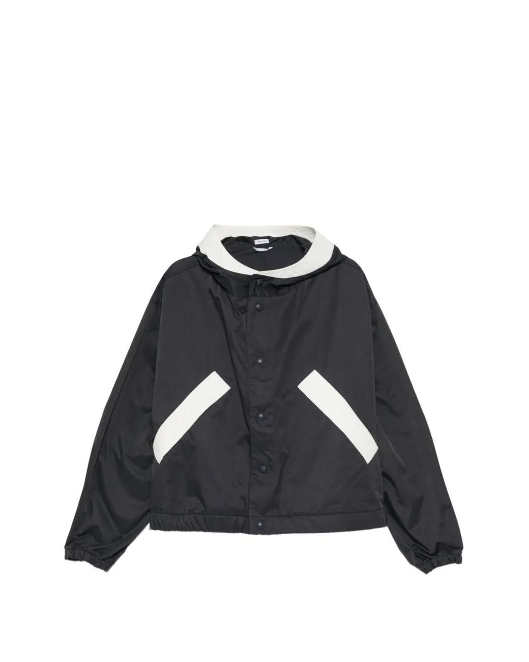 Thom Browne Poly Tech Cropped Parka in het Blue voor heren