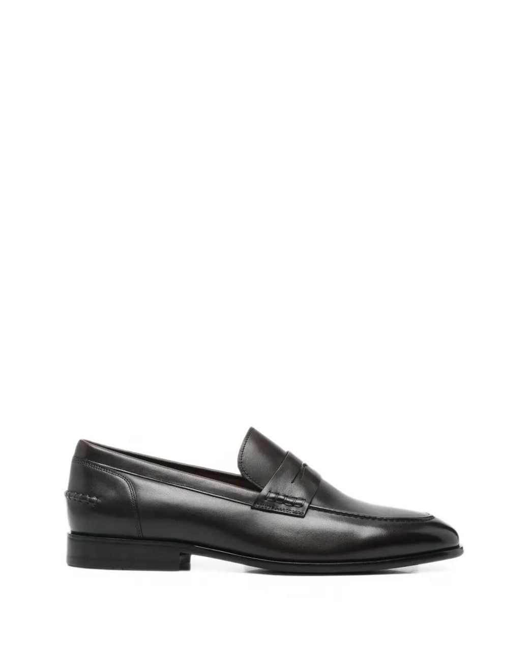 Manuel Ritz Brown Leather Loafers for men
