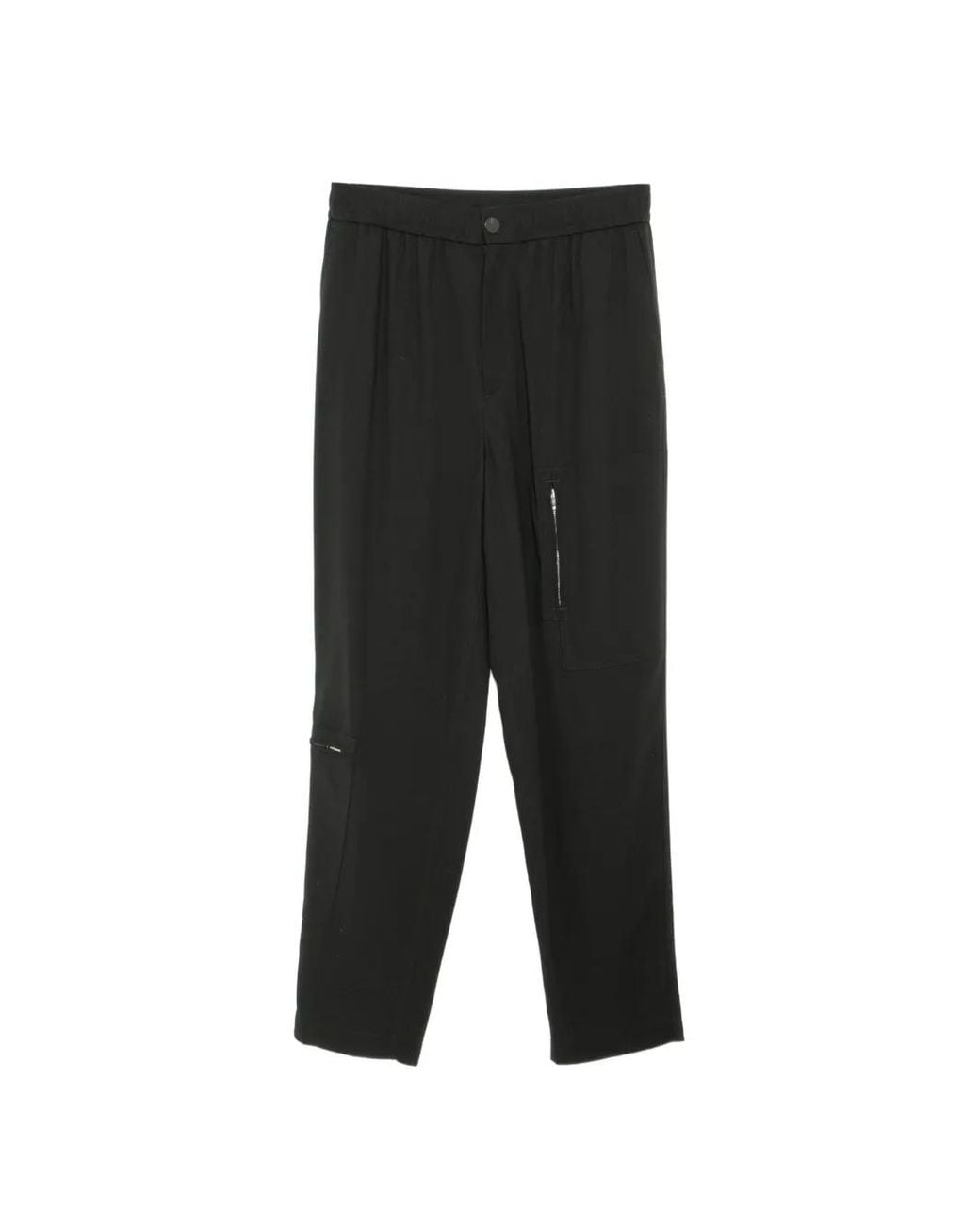 Givenchy Black Multi Zip Trousers for men