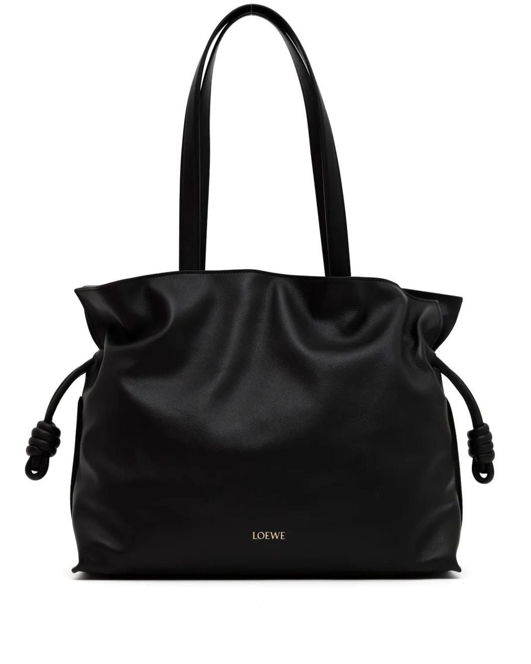 Loewe Black Large Flamenco Clutch