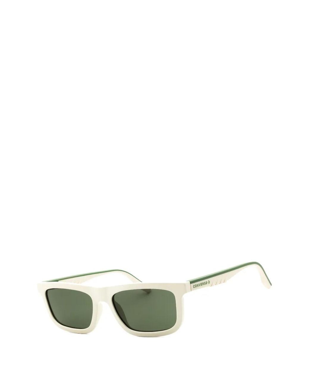 Converse Green Rectangle-Frame Sunglasses