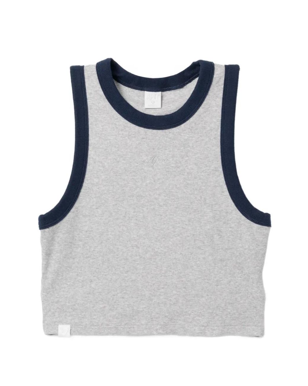 AAPE BY A BATHING AP Blue Logo Embroidered Tank Top