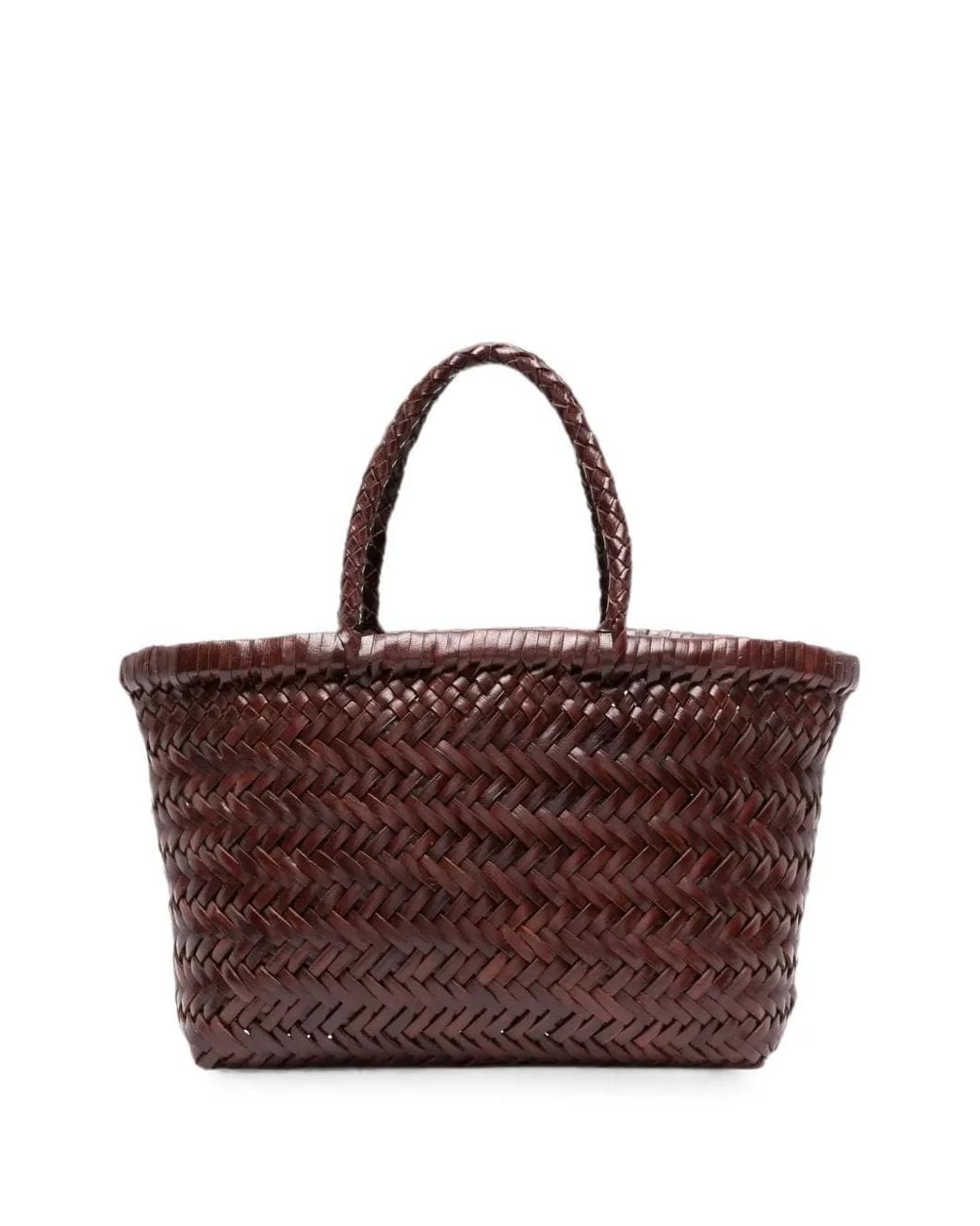 Dragon Diffusion Brown Mini Flat Gora Bruciato Bag