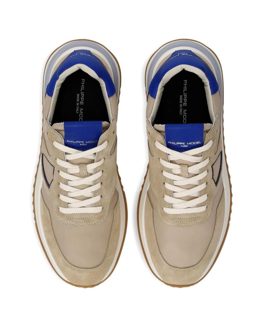Philippe Model White Tropez 2.1 Suede Sneakers for men