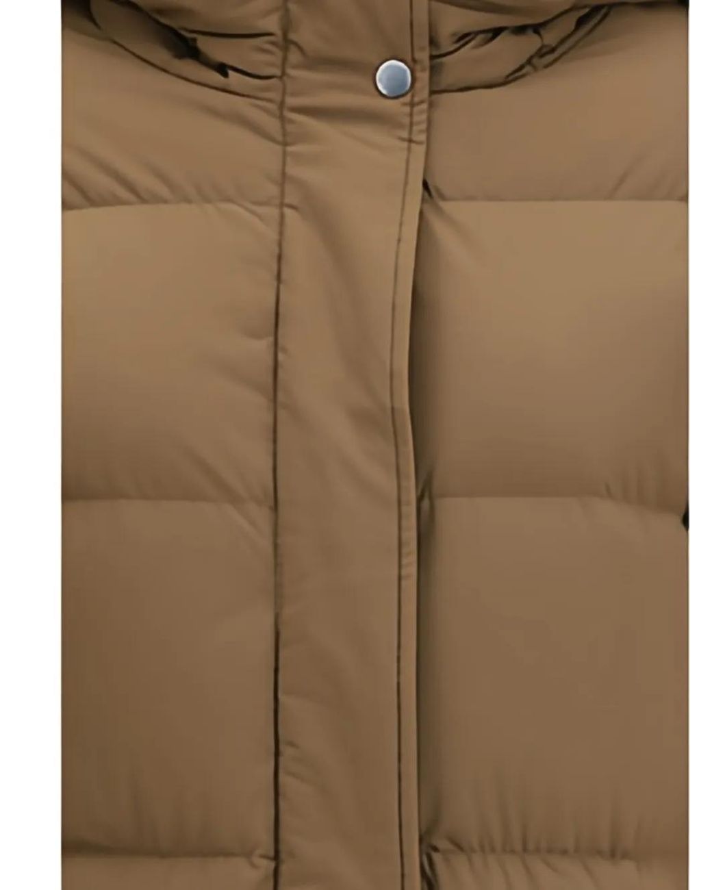 Woolrich Natural Madison Hooded Puffer Coat