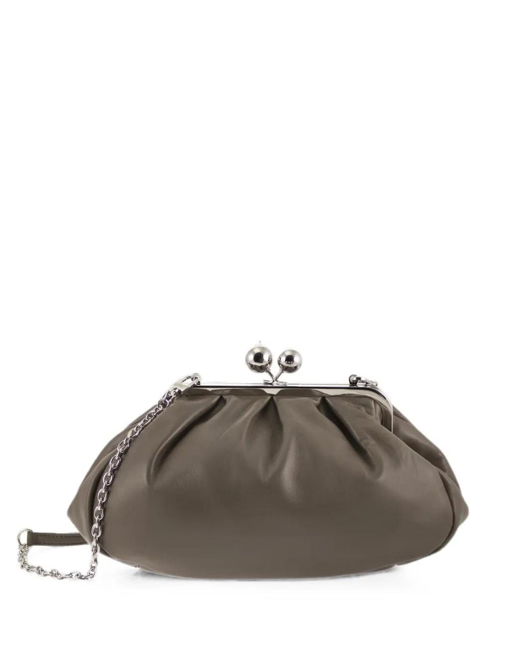 Weekend by Maxmara Brown Medium Pasticcino Leather Tote Bag