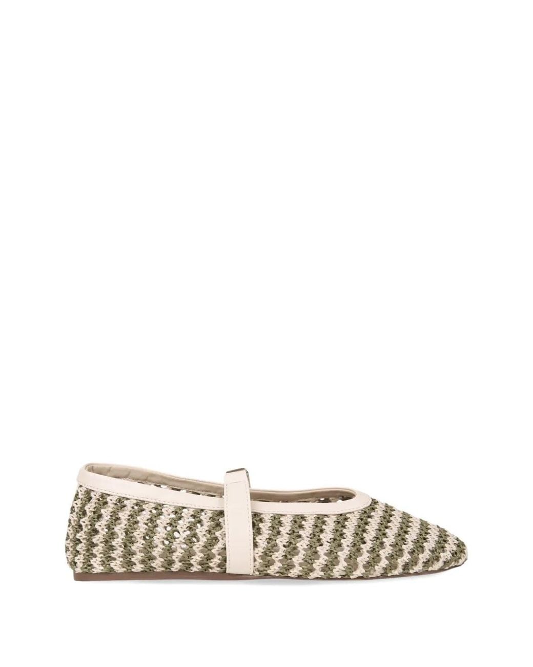 Gcds White Woven Ballet Flats