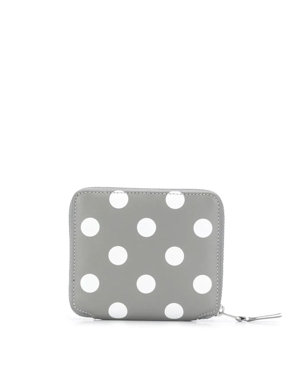 Comme des Garçons White Polka-Dot Compact Wallet