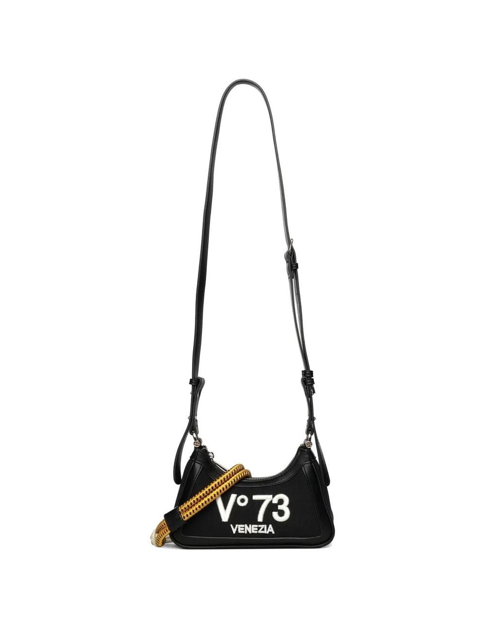 V73 White Logo Shoulder Bag