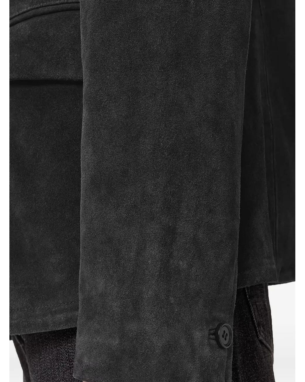 AllSaints Black Blazer Hornett À Boutons Et Empiècements for men