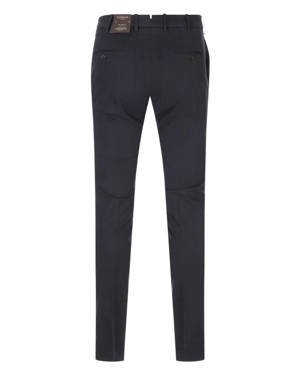 Incotex Blue Button-Fastening Trousers for men