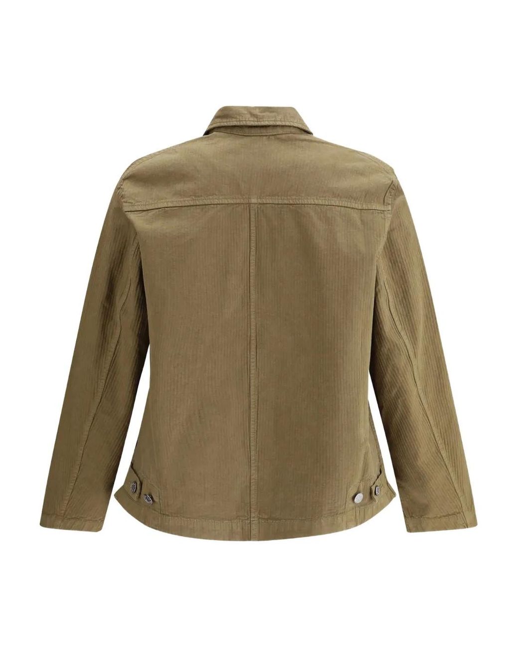 sunflower Green Cotton Shirt Jacket for men