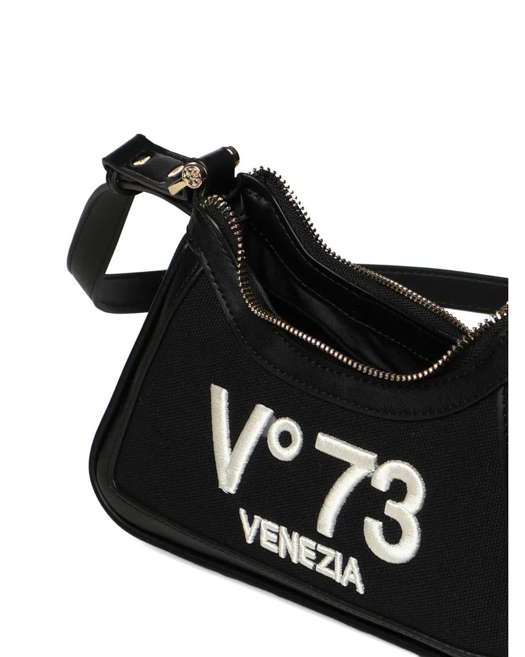 V73 White Logo Shoulder Bag