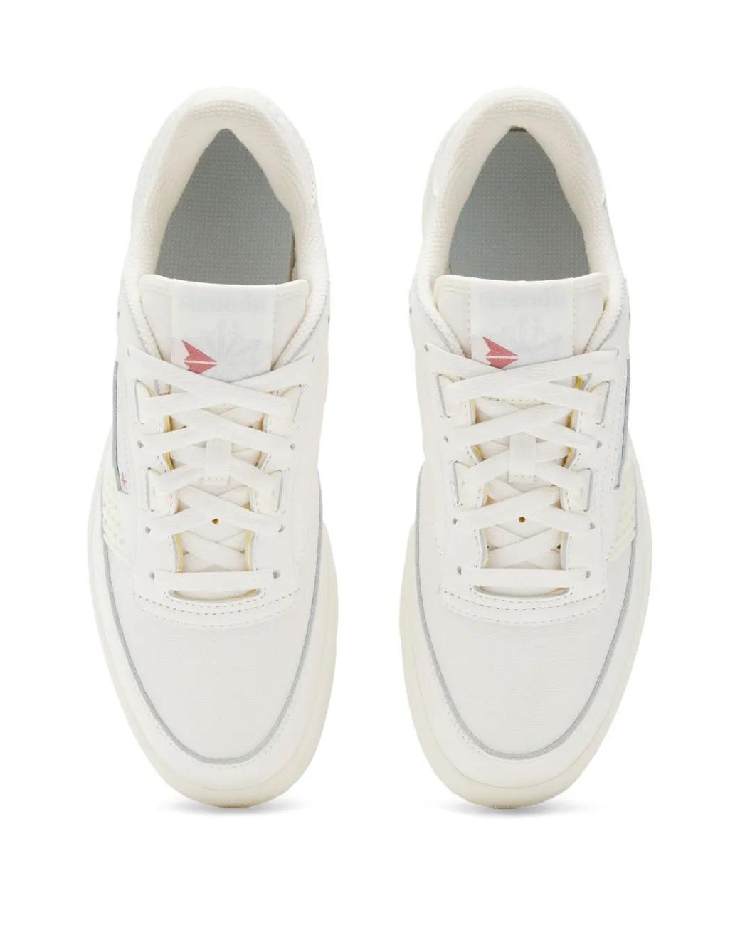 Reebok White Club C 85 Vintage Leather Sneakers