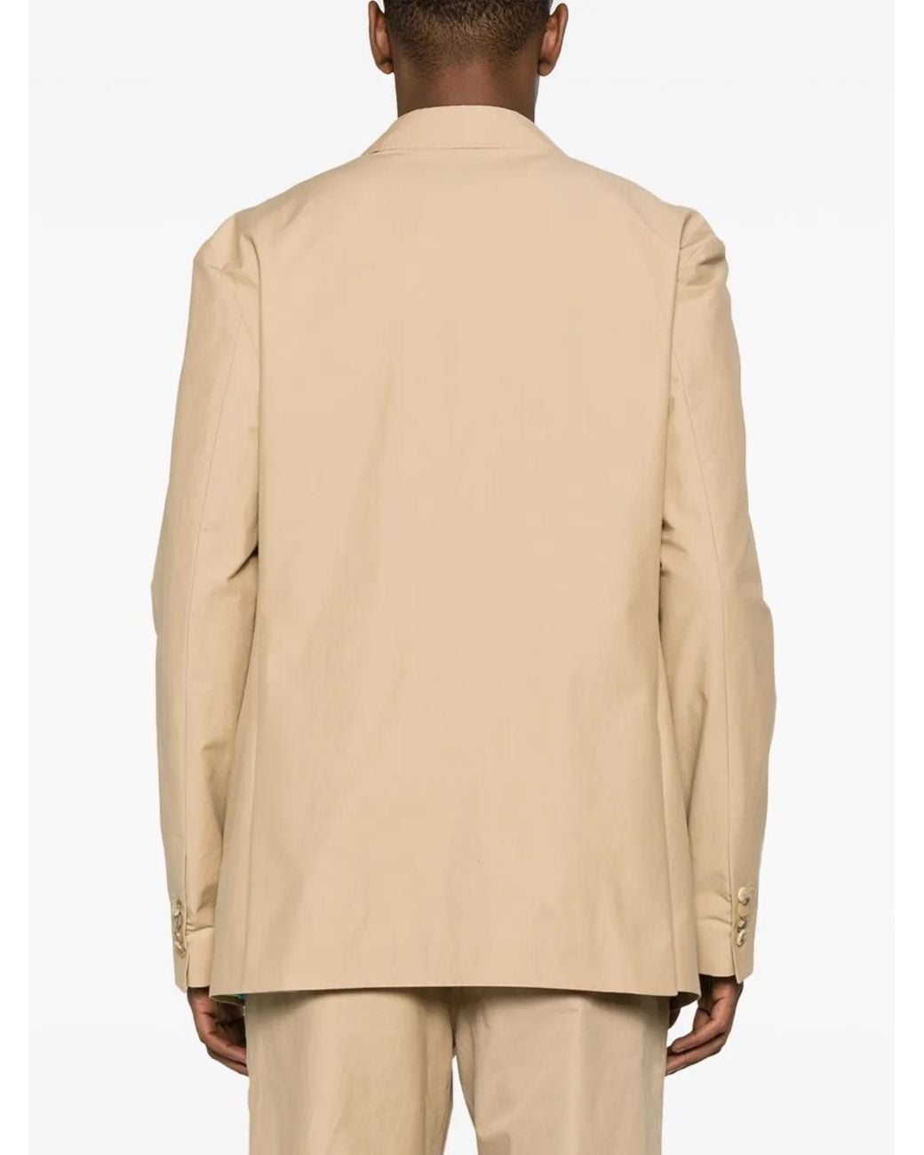 Moschino Natural Cotton Blend Blazer for men