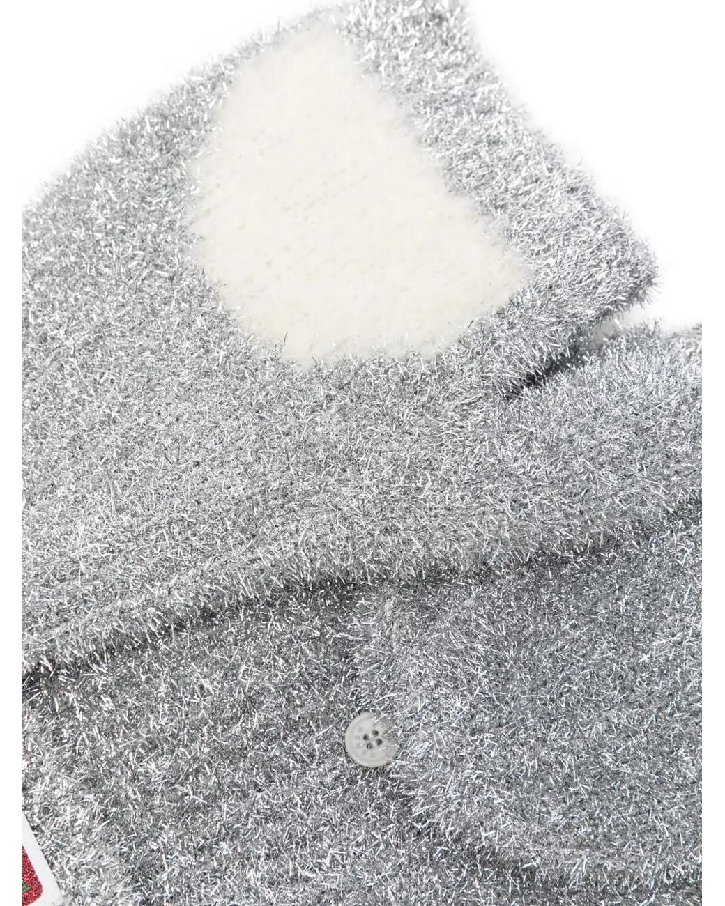 KENZO White Logo-Patch Gloves