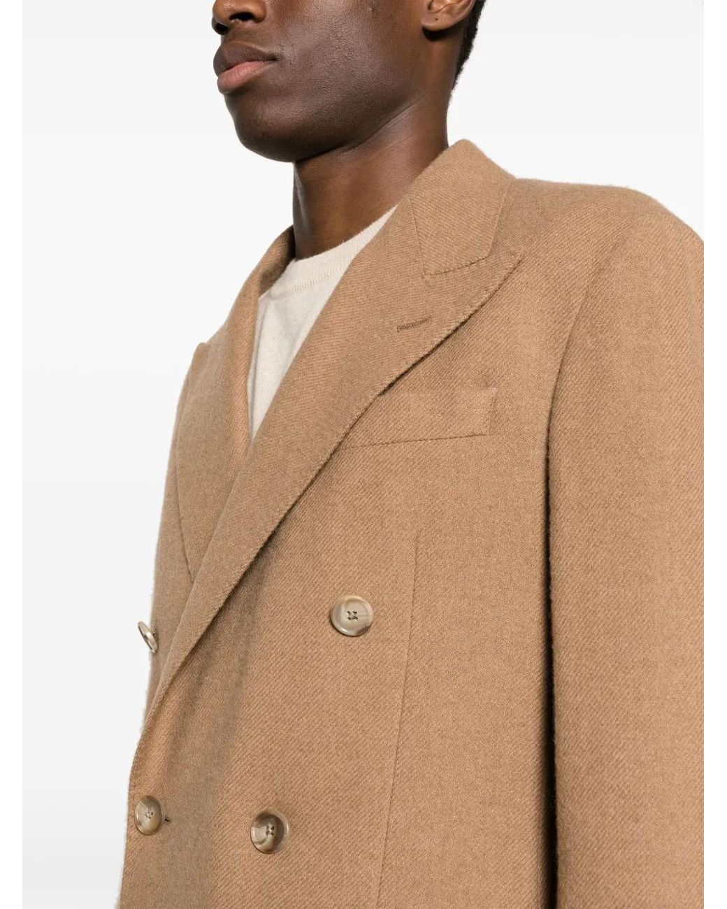 Polo Ralph Lauren Natural Logo-Patch Double-Breasted Sport Jacket for men