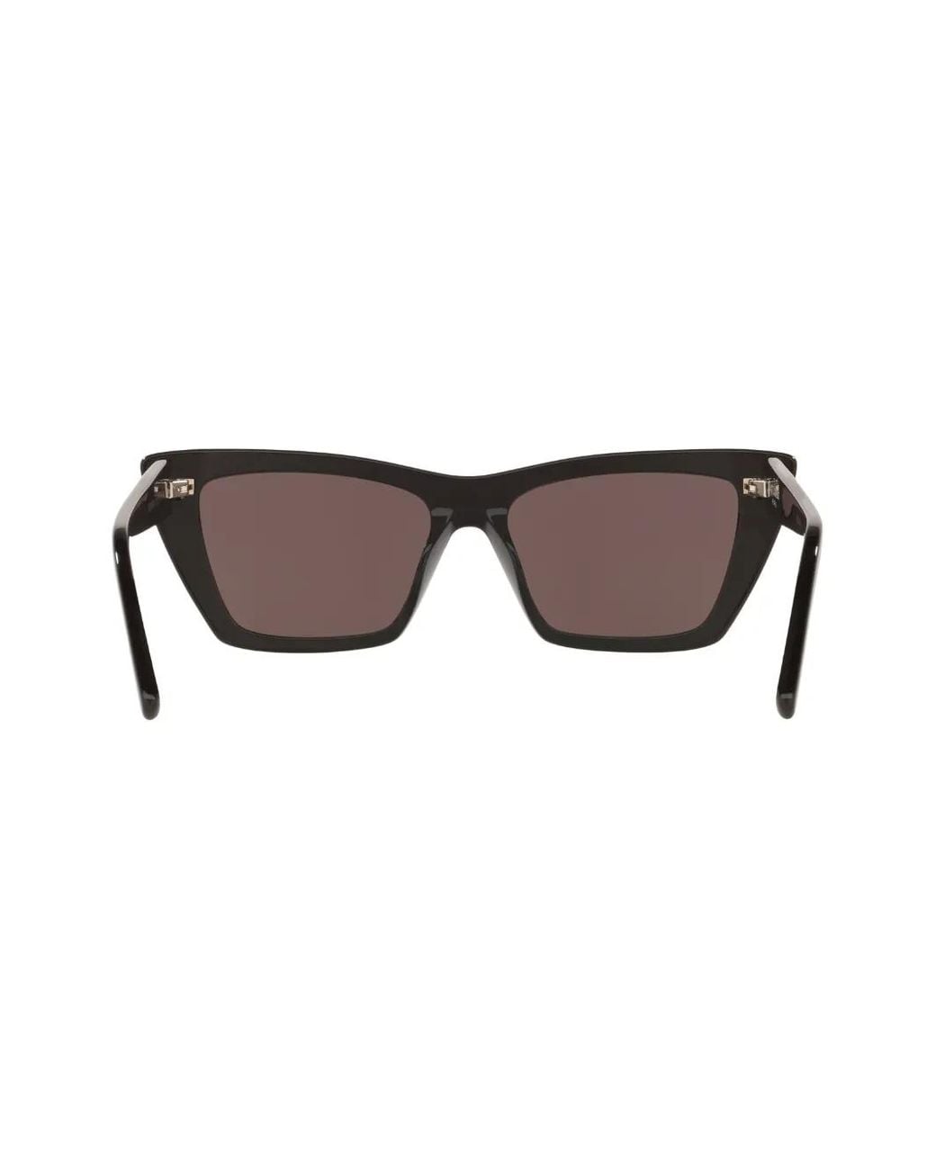 Saint Laurent Brown Cat-Eye Frame Tinted Sunglasses