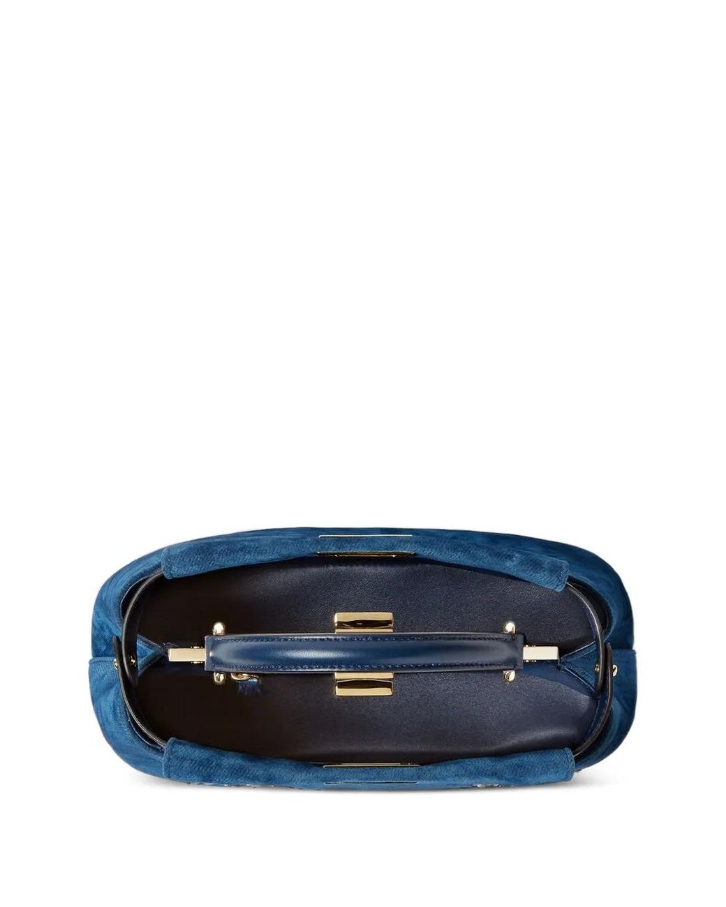 Fendi Blue Peekaboo Mini Bag