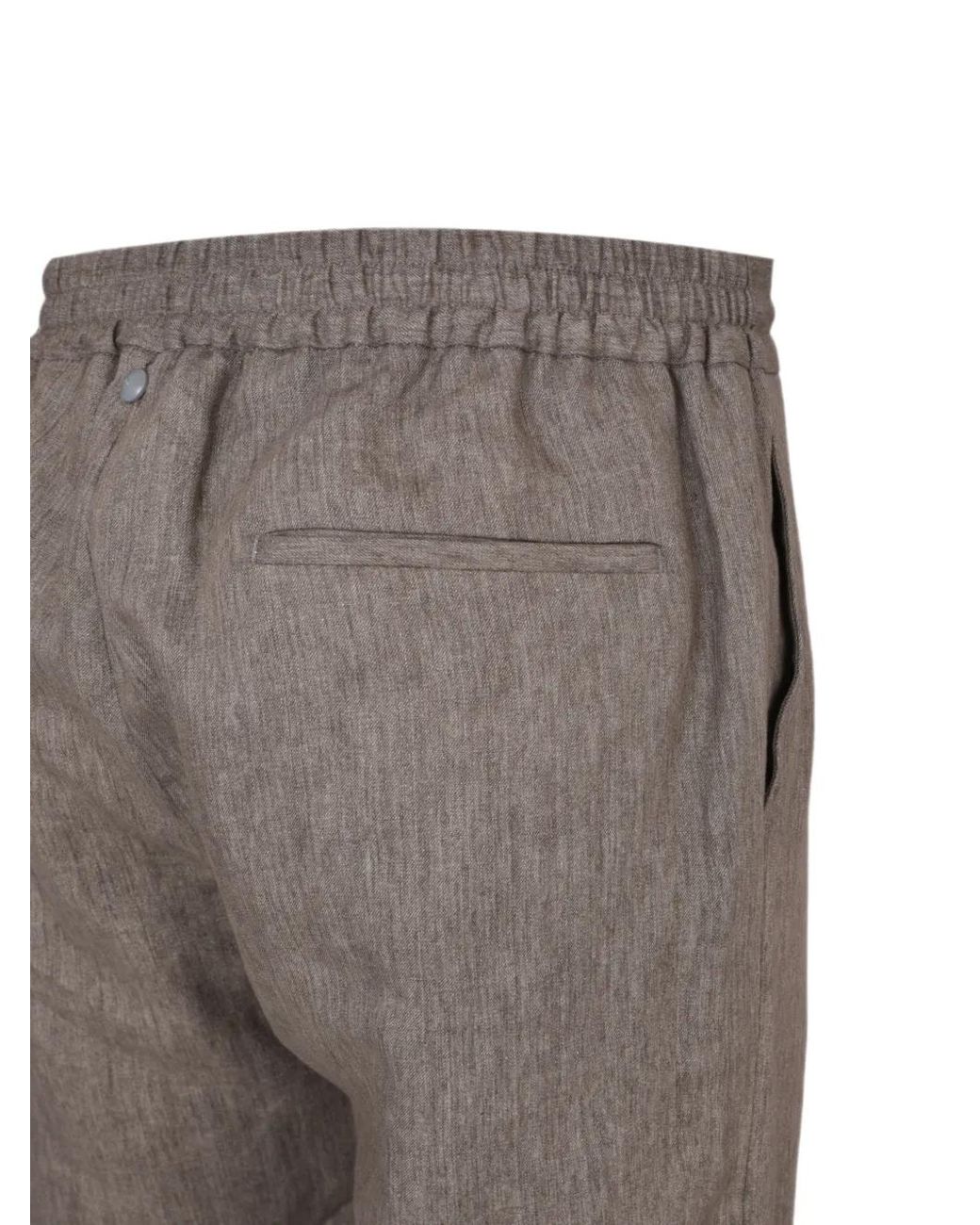 Tombolini Gray Zero Gravity Drawstring Trousers for men