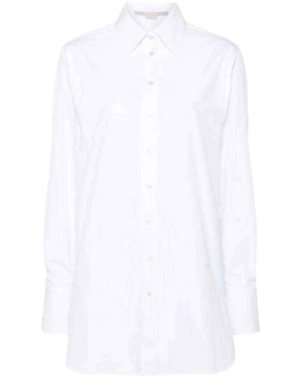 Stella McCartney White Snapped Shirt