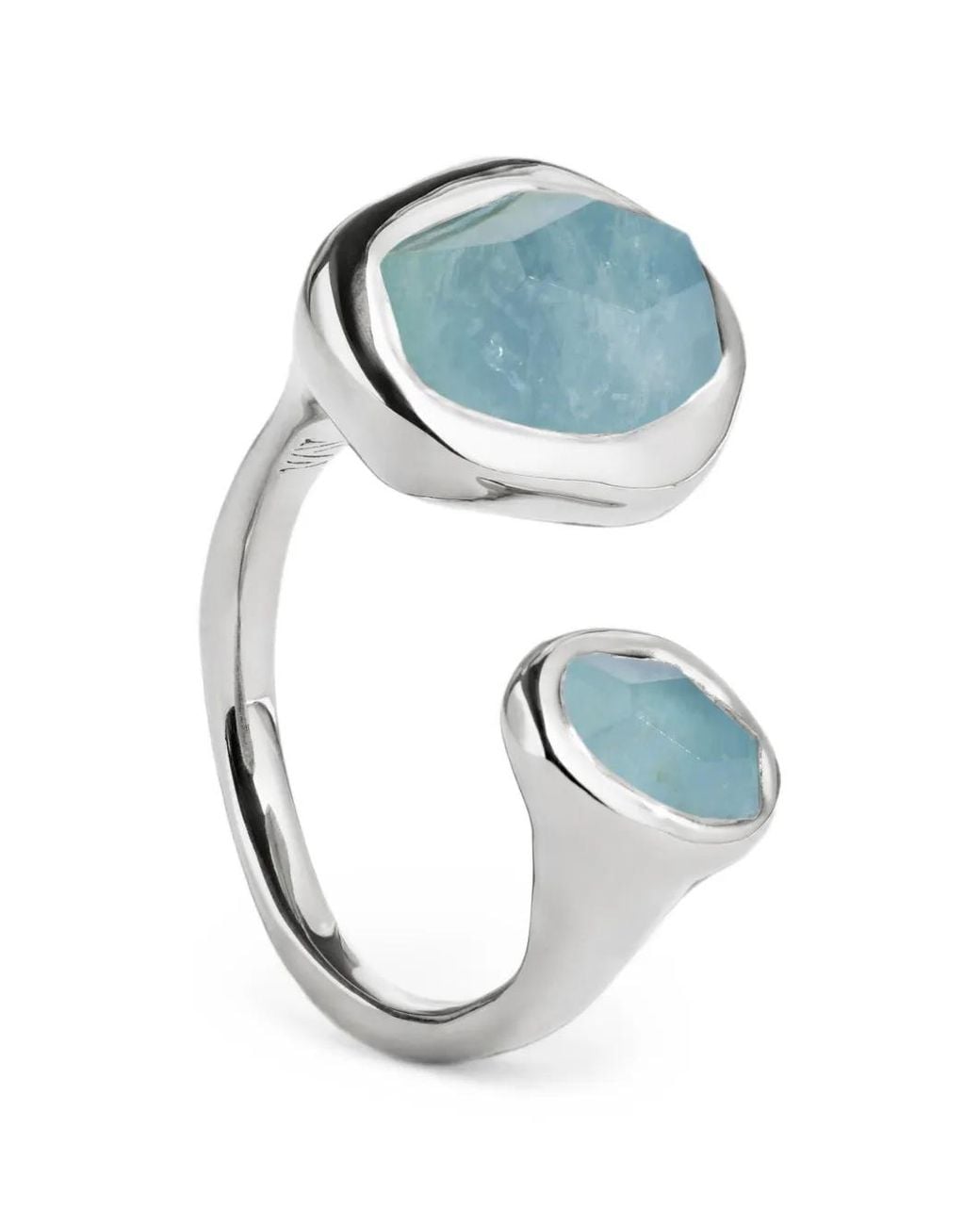 Monica Vinader Blue Mv Odyssey Gemstone Open Ring