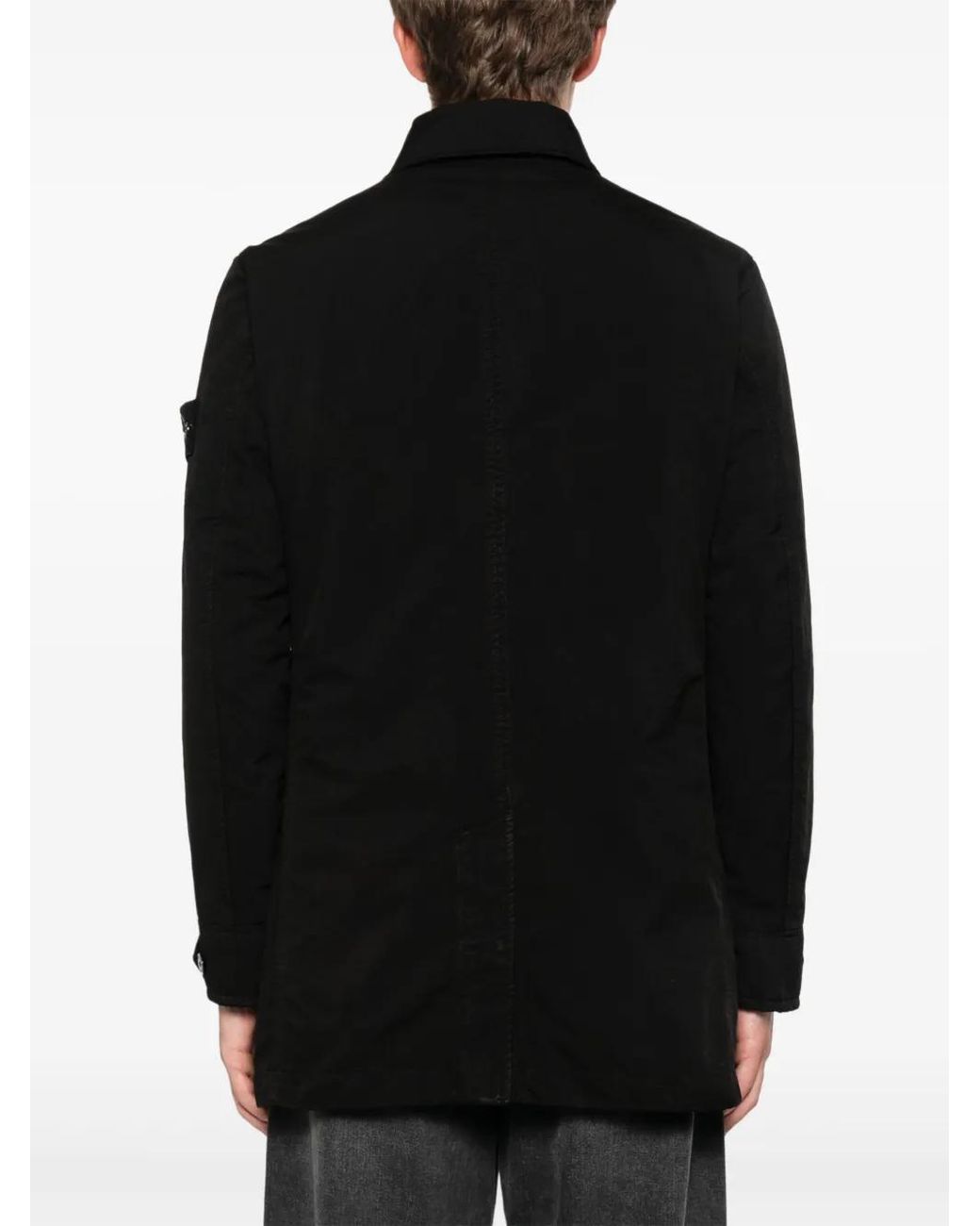 Stone Island Black David-Tc Jacket for men