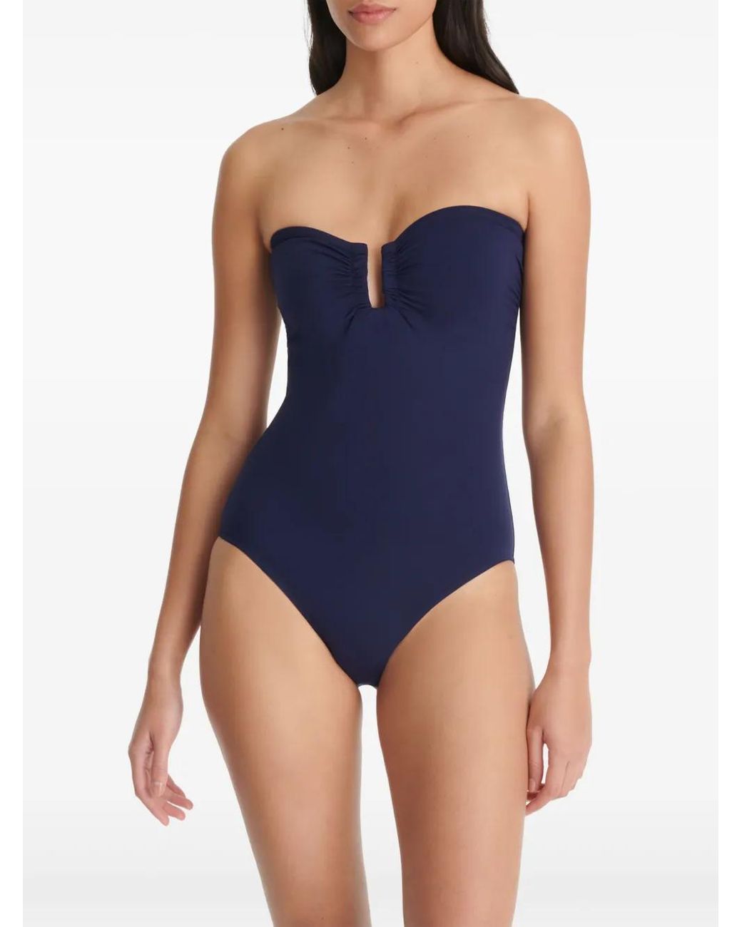 Eres Blue Strapless Cassiopee Swimsuit