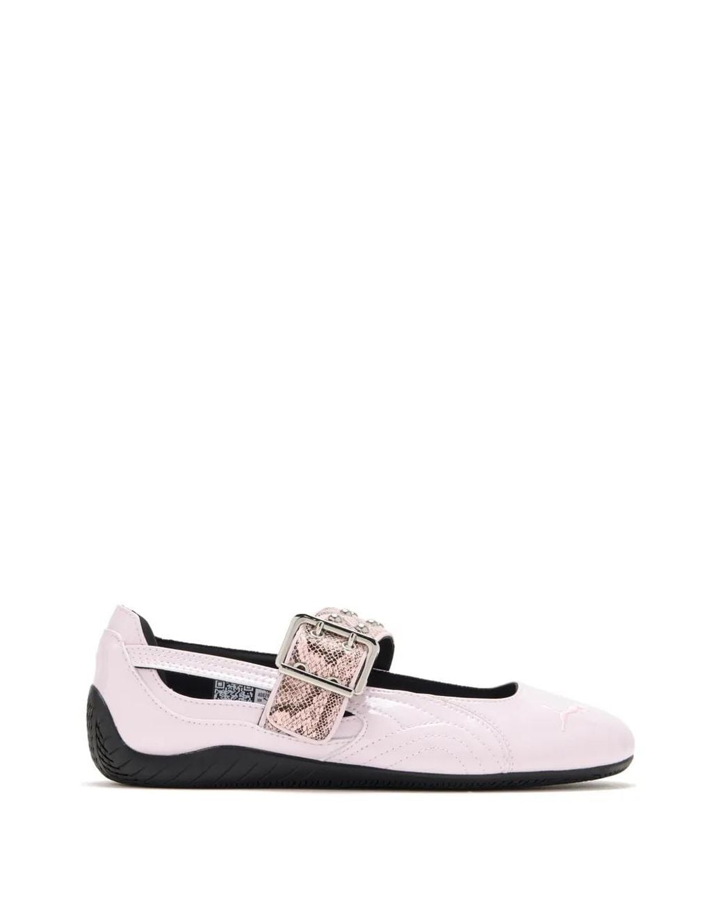 PUMA White Speedcat Buckle-Fastening Sneakerinas