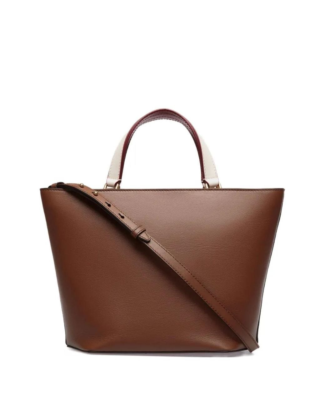 Bally Brown Code Leather Tote Bag