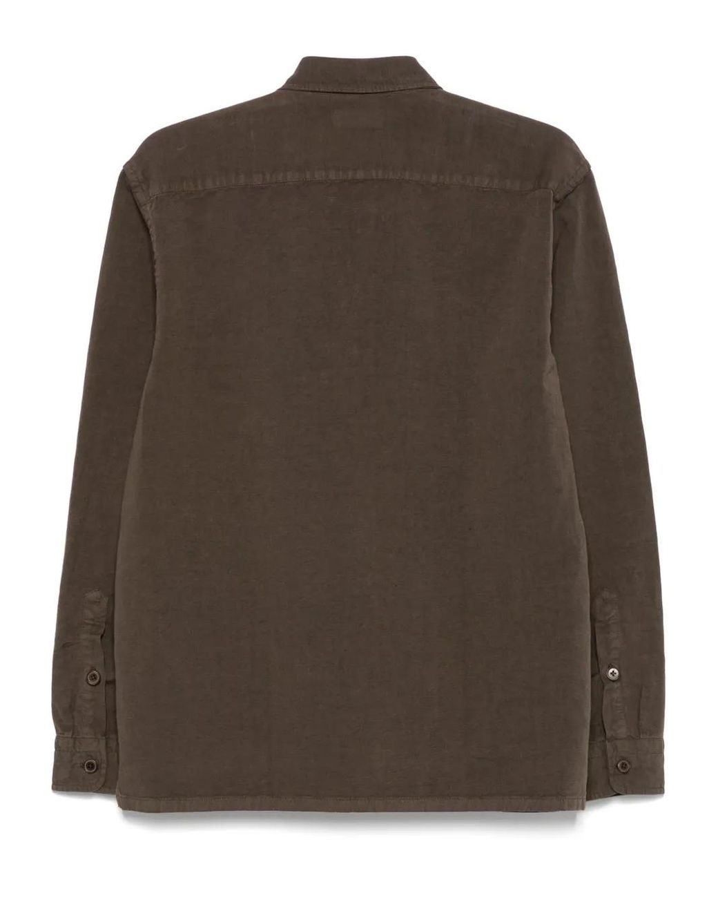 Fay Brown Canvas Shirt for men