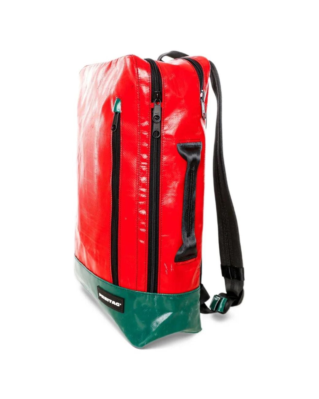 Freitag Red Hazzard Logo-Patch Backpack for men