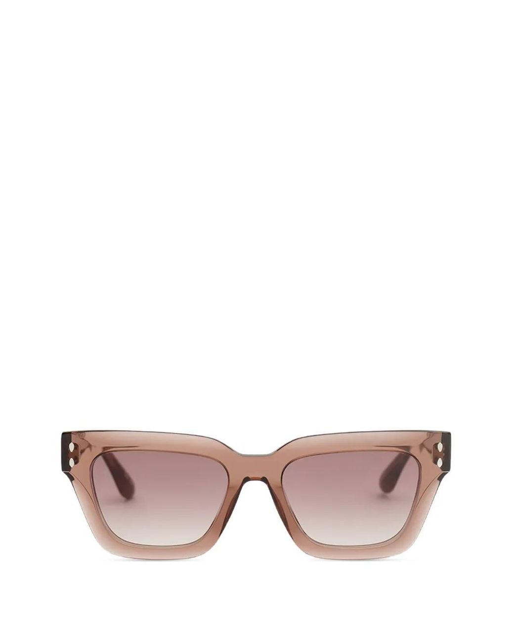 Isabel Marant Pink Carmy-Gd Square-Frame Sunglasses