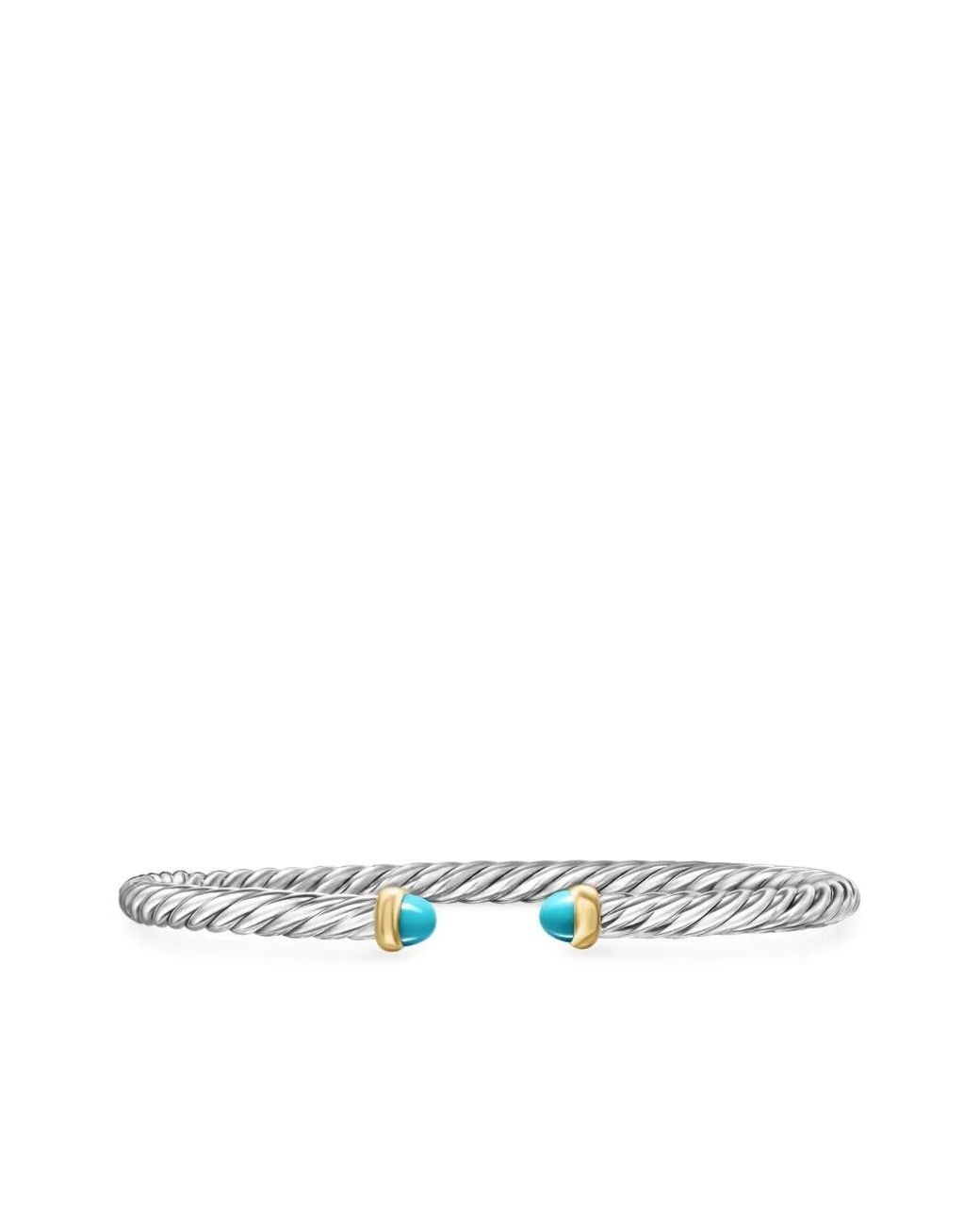 Bracciale Rigido Cable Flex di David Yurman in White