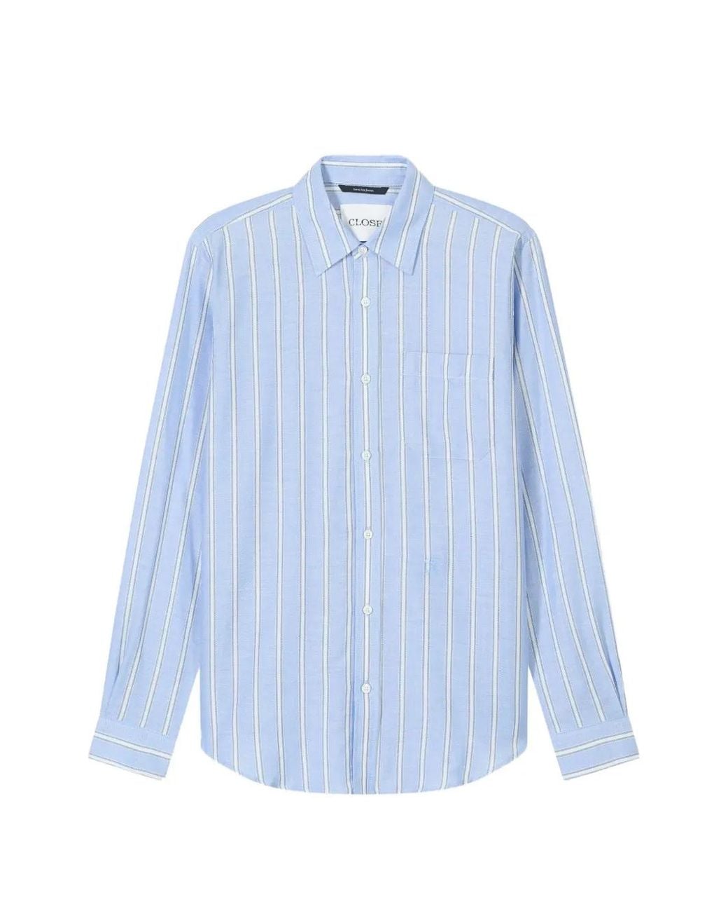 Camicia A Righe di Closed in Blue da Uomo